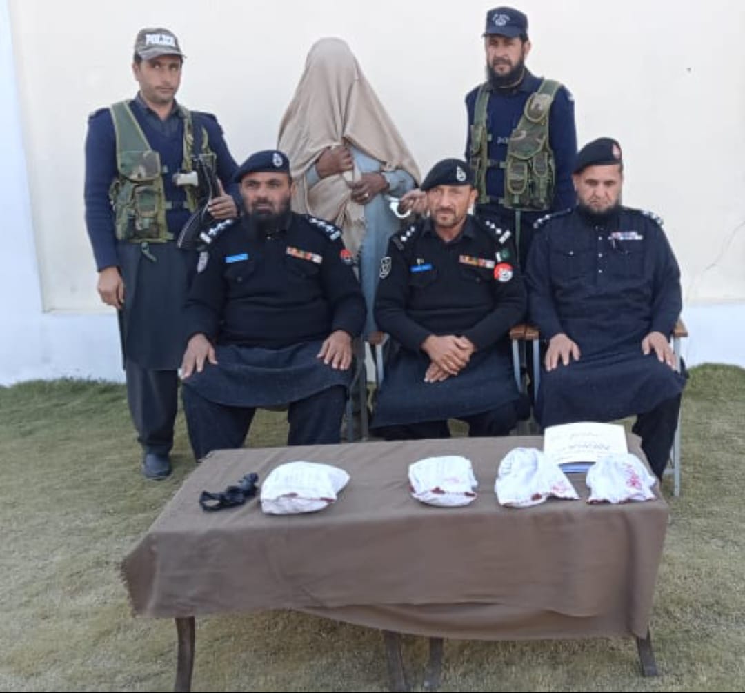 پولیس نے منشیات سمگلنگ کی کوشش ناکام بنادی،ملزم گرفتار 