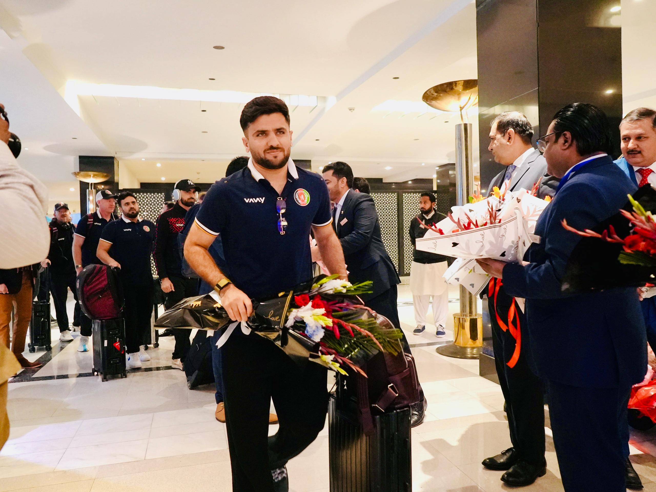  چیمپئنز ٹرافی میں شرکت کیلئے افغان ٹیم پاکستان پہنچ گئی