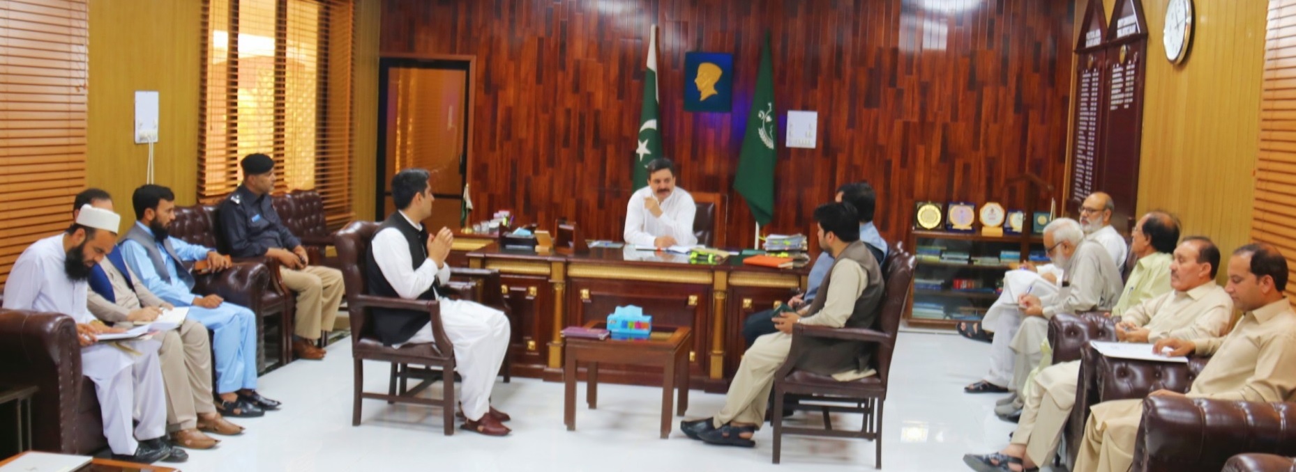 باجوڑ۔ ٹی سی پی کے تحت چلنے والے کیٹگری ڈی ہسپتالوں کے ماہانہ کارگردی کے بارے میں اجلاس