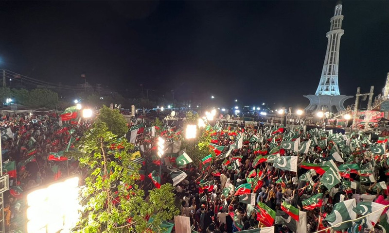 پاکستان تحریک انصاف نے 5 اگست کو مینار پاکستان پر جلسے کا اعلان کردیا 