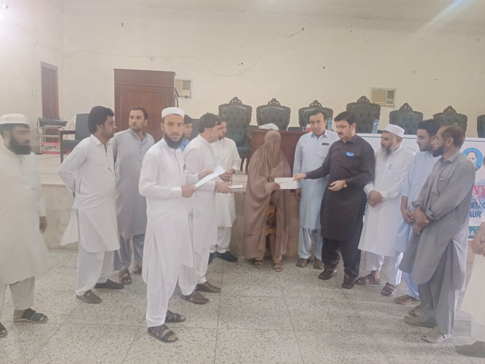 باجوڑ میں سہارا کارڈ اور روشن مستقبل کارڈ کا افتاح۔