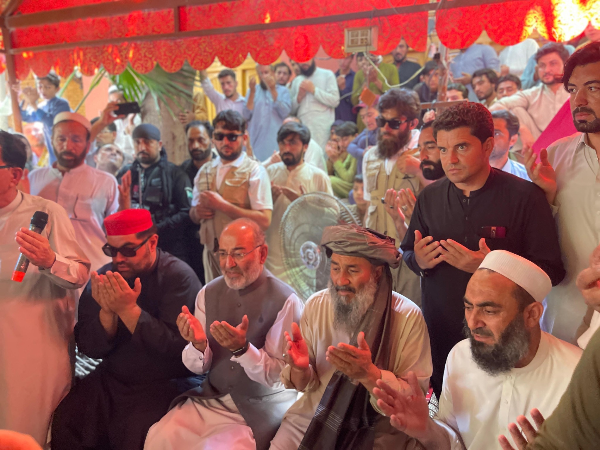 مولانا خان زیب کی فاتحہ خوانی کا سلسلہ دوسرے روز بھی جاری