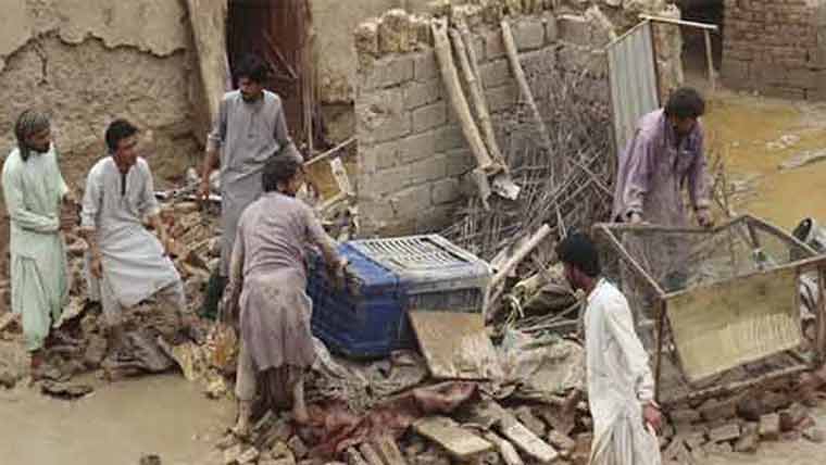 مون سون بارشوں سے 111 افراد جاں بحق 145 گھر مکمل تباہ