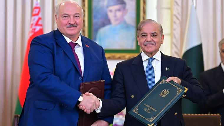 پاکستان اور بیلا روس کے درمیان کئی معاہدوں پر دستخط