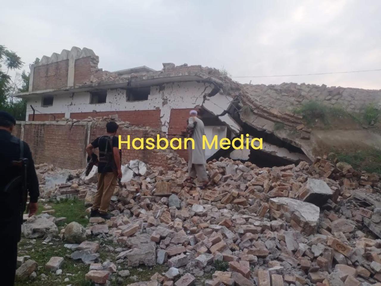 باجوڑتحصیل سلارزئی کے علاقہ ڈھیرہ کئی میں چیک پوسٹ پر حملے سے پولیس چیک پوسٹ مکمل طور پر تباہ ہوگیا