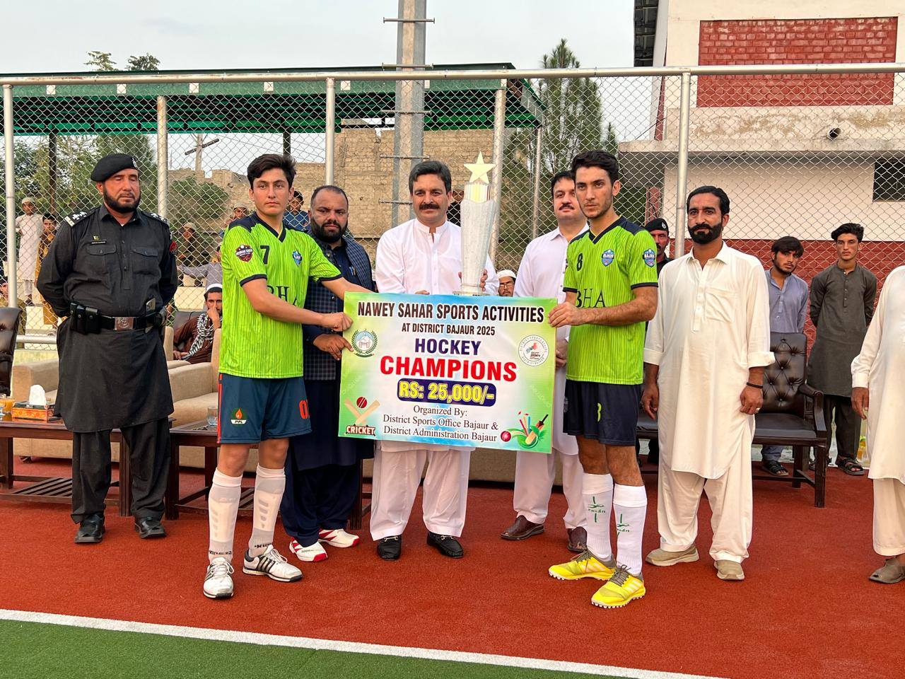 باجوڑ میں کھیلوں کے میدان بہت جلد دوبارہ اباد ہوں گے۔ ڈی سی شاہد علی 