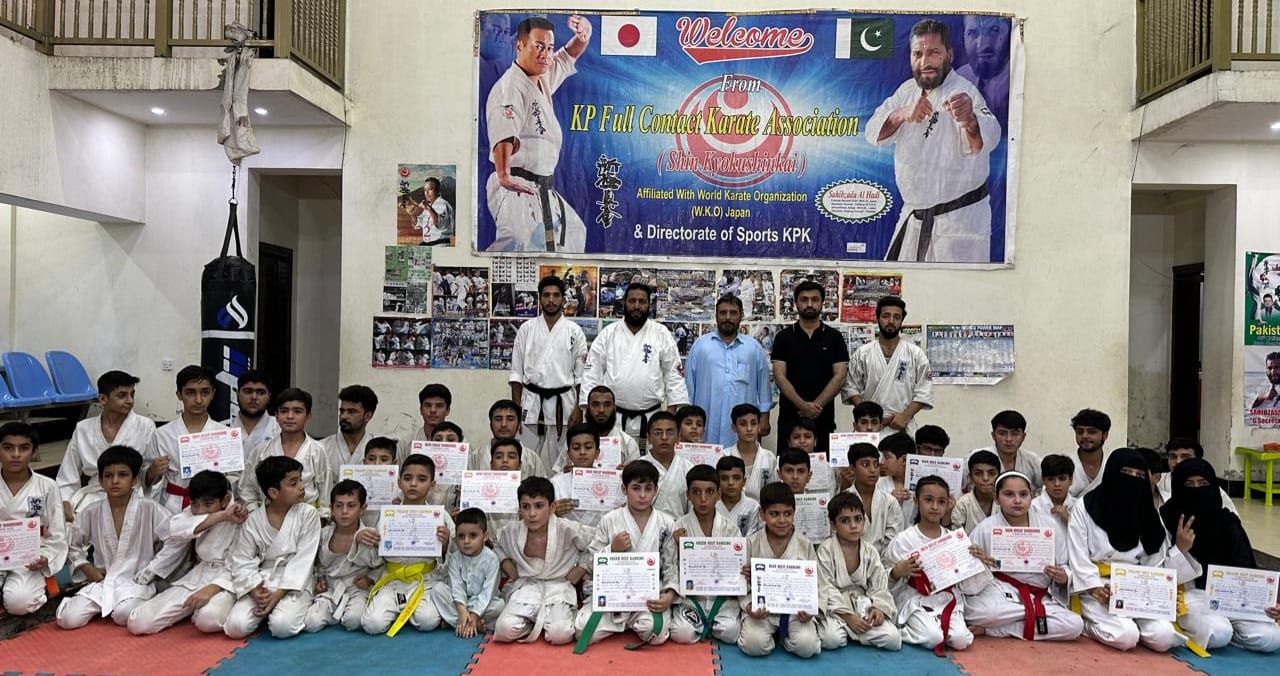 آل خیبرپختونخوا فل کنٹکٹ کراٹے اوپن بیلٹ ٹیسٹ کے نتائج کا اعلان