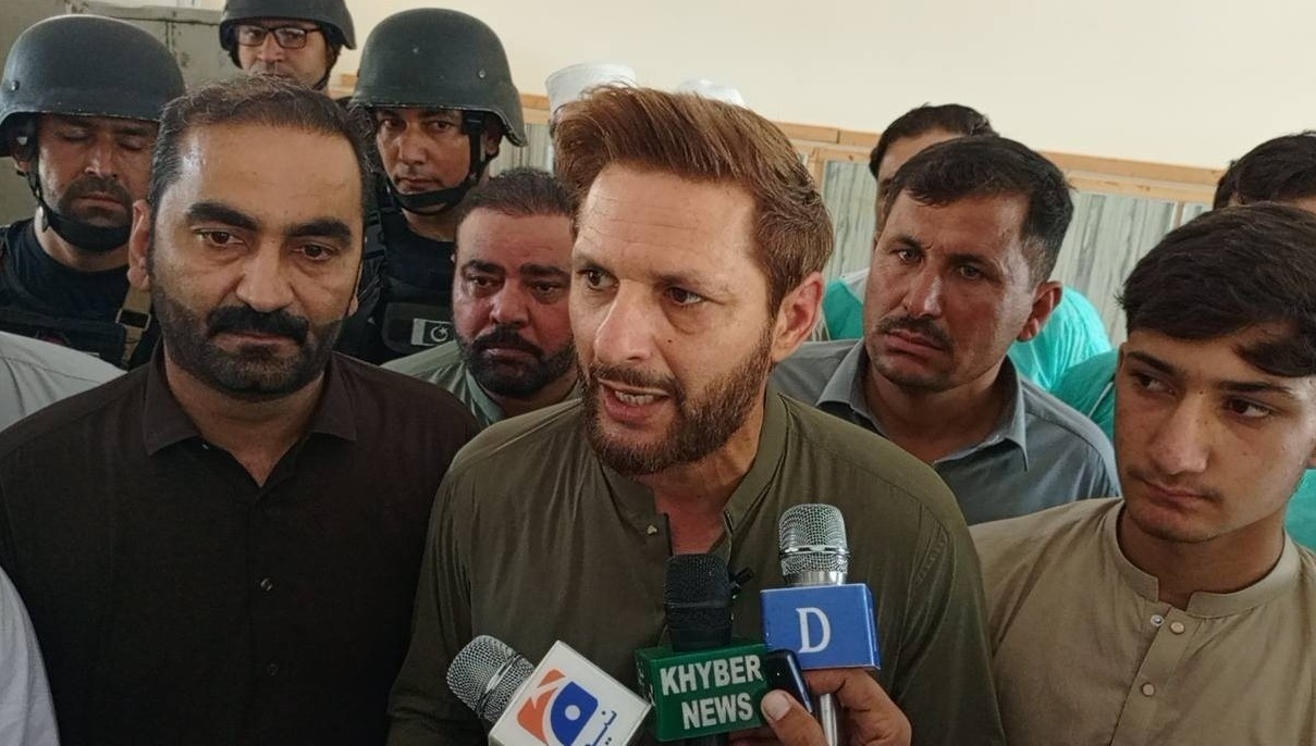 باجوڑ۔سابق کرکٹر شاہد آفریدی کا باجوڑ کا خصوصی دورہ