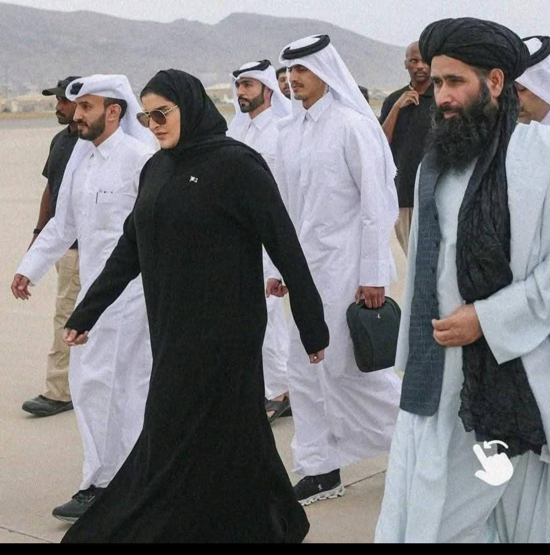 قطری وفد امدادی سامان کے ہمراہ کابل پہنچ گیا