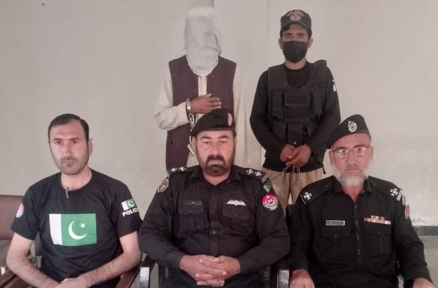 باجوڑ۔ ناکہ بندی کے دوران اقدام قتل میں ملوث مجرم اشتہاری گرفتار