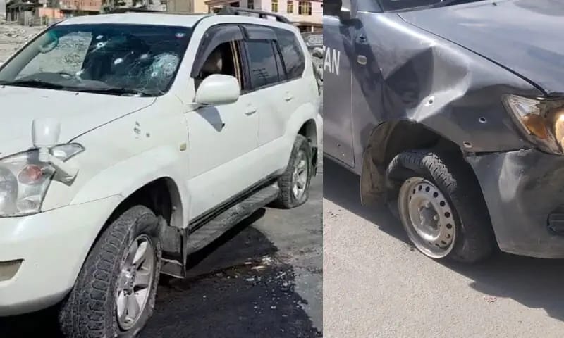 گلگت: ممتاز عالم دین اور ہائیکورٹ کے جج کی گاڑیوں پر فائرنگ، 5 افراد زخمی