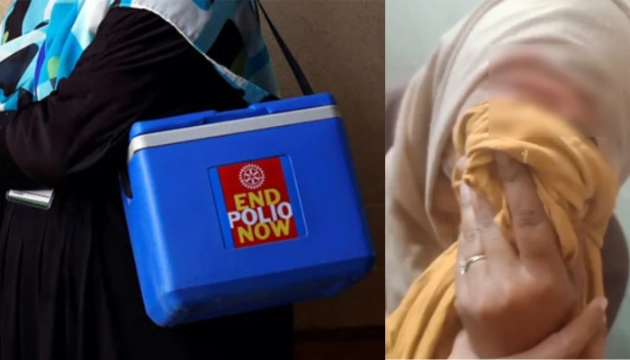  ایک فیملی کا انسداد پولیو ٹیم پر حملہ، خاتون ورکر کا سر پھاڑ دیا۔