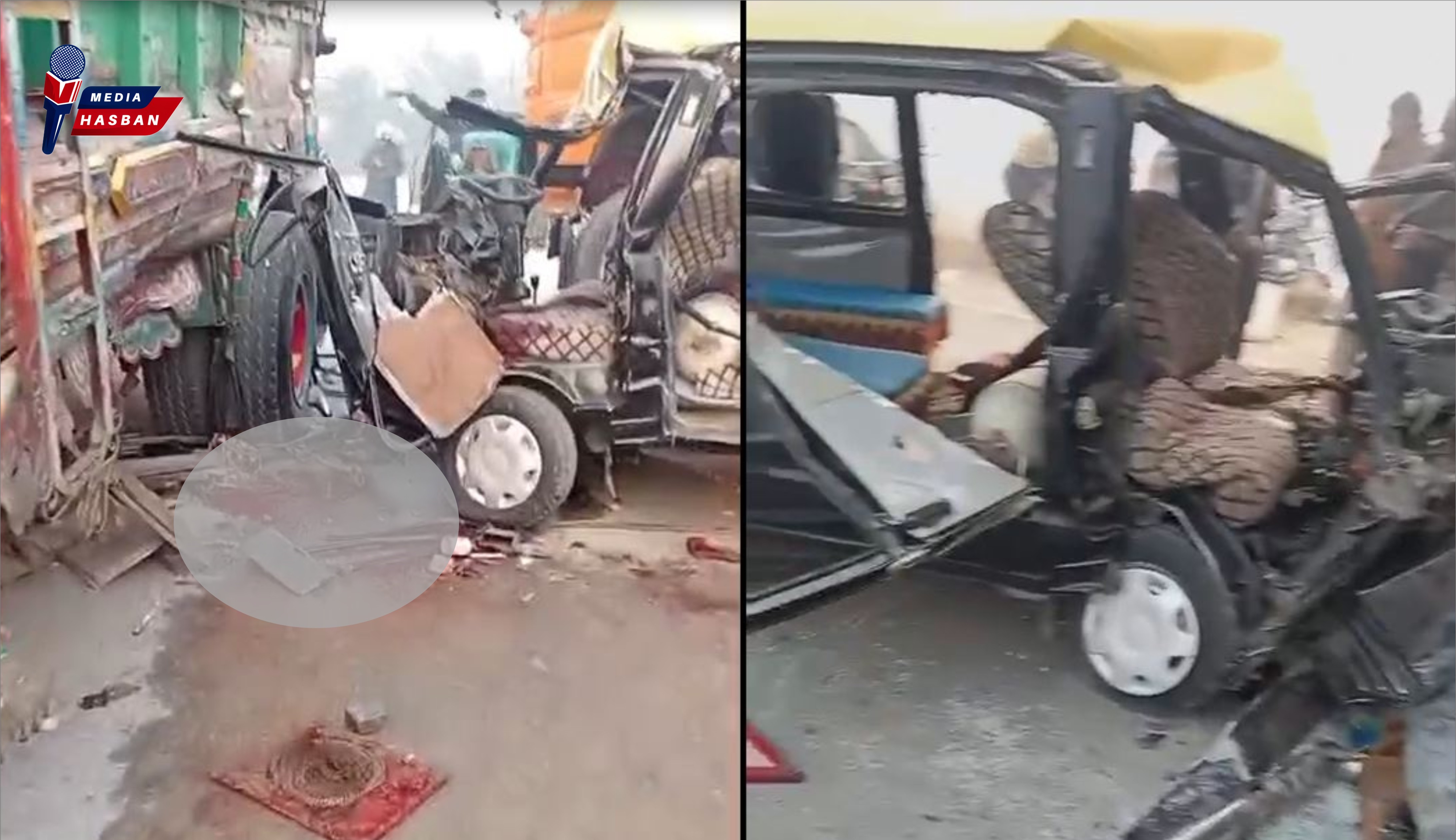 چارسدہ: سکول وین کو حادثہ، دو بچے جانبحق24 زخمی۔