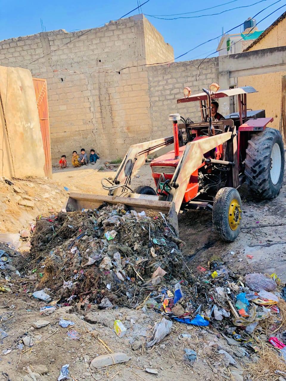 باجوڑ میں ٹی ایم اے کا صفائی مہم جاری ہے