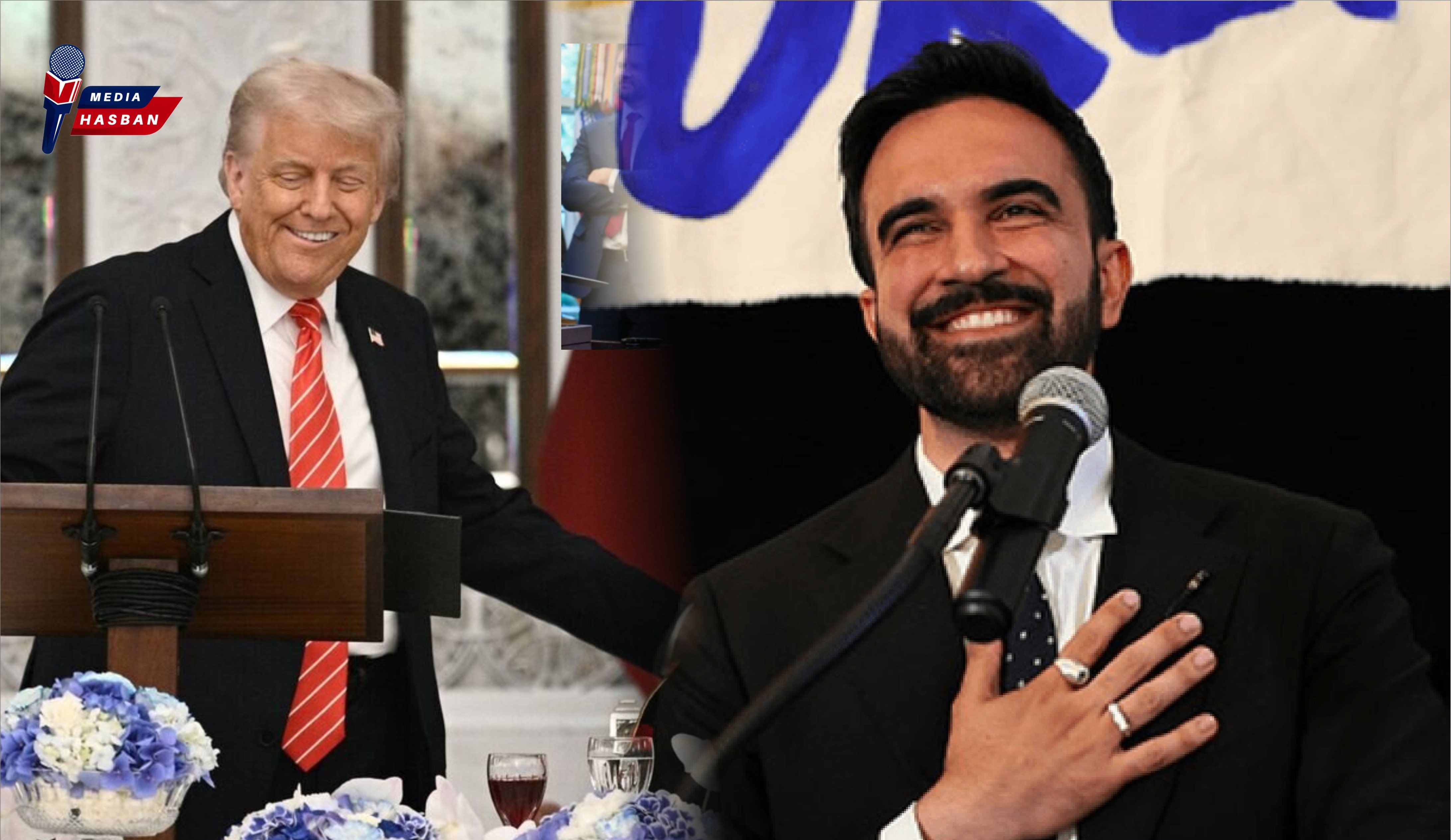 ٹرمپ نے نیو یارک میئر کے سامنے ہتھیار ڈال دیئے تعاون کرنے کا اعلان ۔