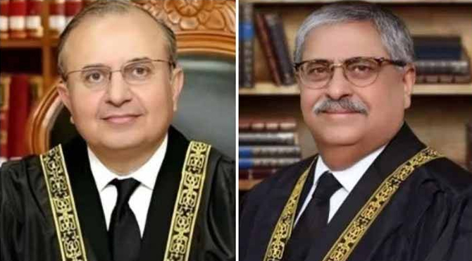 جسٹس منصور علی شاہ اور جسٹس اطہر من اللہ کے استعفوں کے معاملے کی اندرونی کہانی سامنے آگئی۔