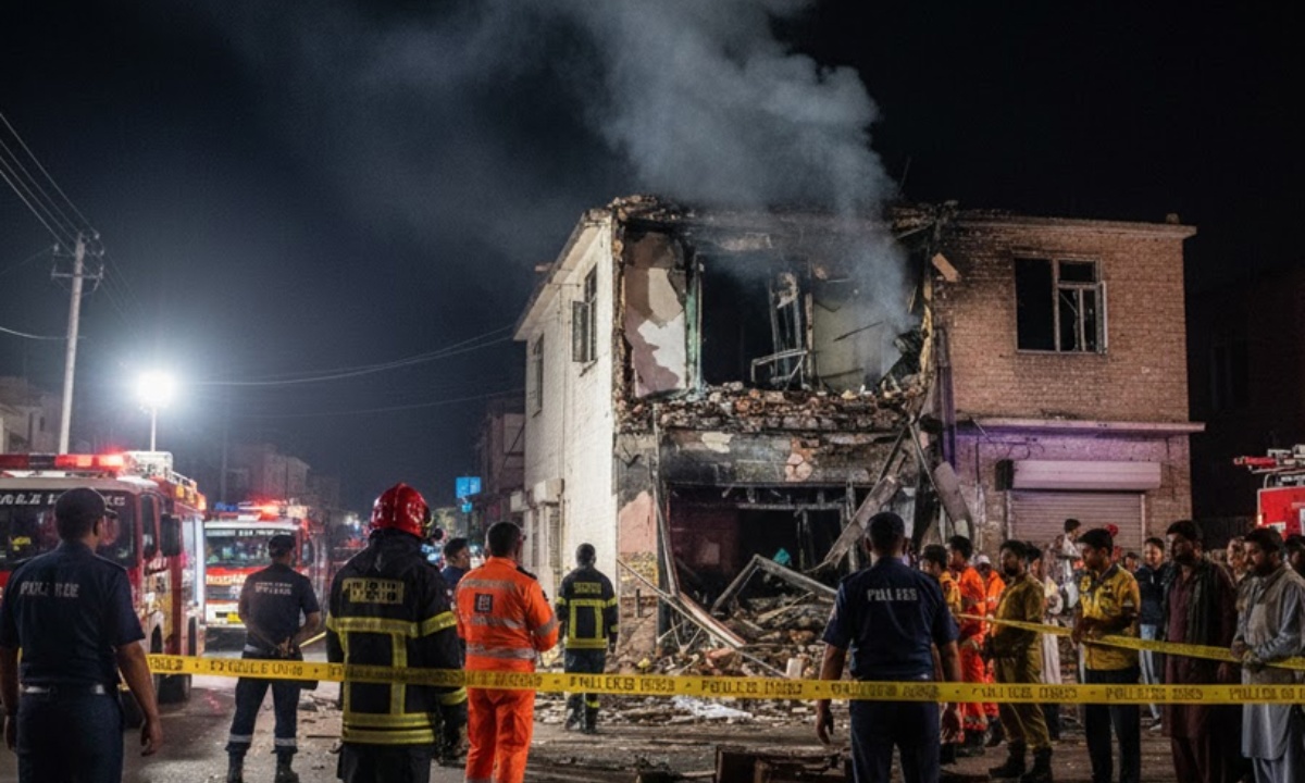 حیدرآباد میں پٹاخے بنانے والی فیکٹری میں دھماکہ ، 6 افرادجاں بحق۔