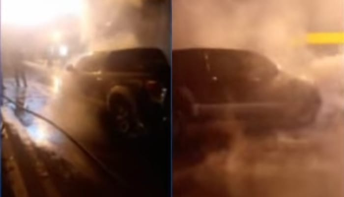 کراچی: سابق ایس ایس پی راؤ انوار کی گاڑی میں لگی آگ پر قابو پالیاگیا