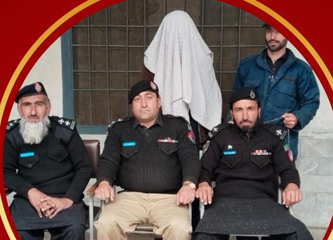 سلارزئی پولیس کی جرائم پیشہ افراد کے خلاف کارروائی، بغیر لائسنس اسلحہ رکھنے پر ملزم گرفتار