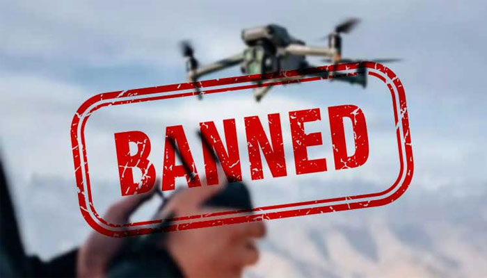 حکومت نے ملک میں ڈرون اڑانے پر پابندی لگا دی۔