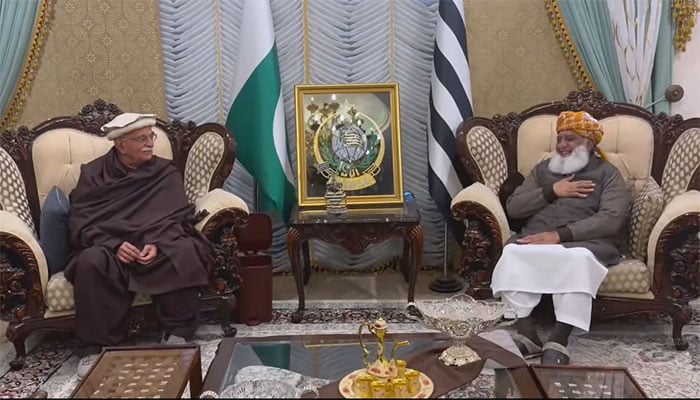 8 فروری احتجاج تحریک انصاف کی مولانا فضل الرحمان کو شامل کر نیکی کوشش ،محمود خان اچکزئی کی قیادت میں وفد کی مولانا سے ملاقات