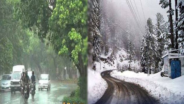 ملک بھر میں بارش، ژالہ باری اور برفباری کی پیشگوئی ،  الرٹ جاری 
