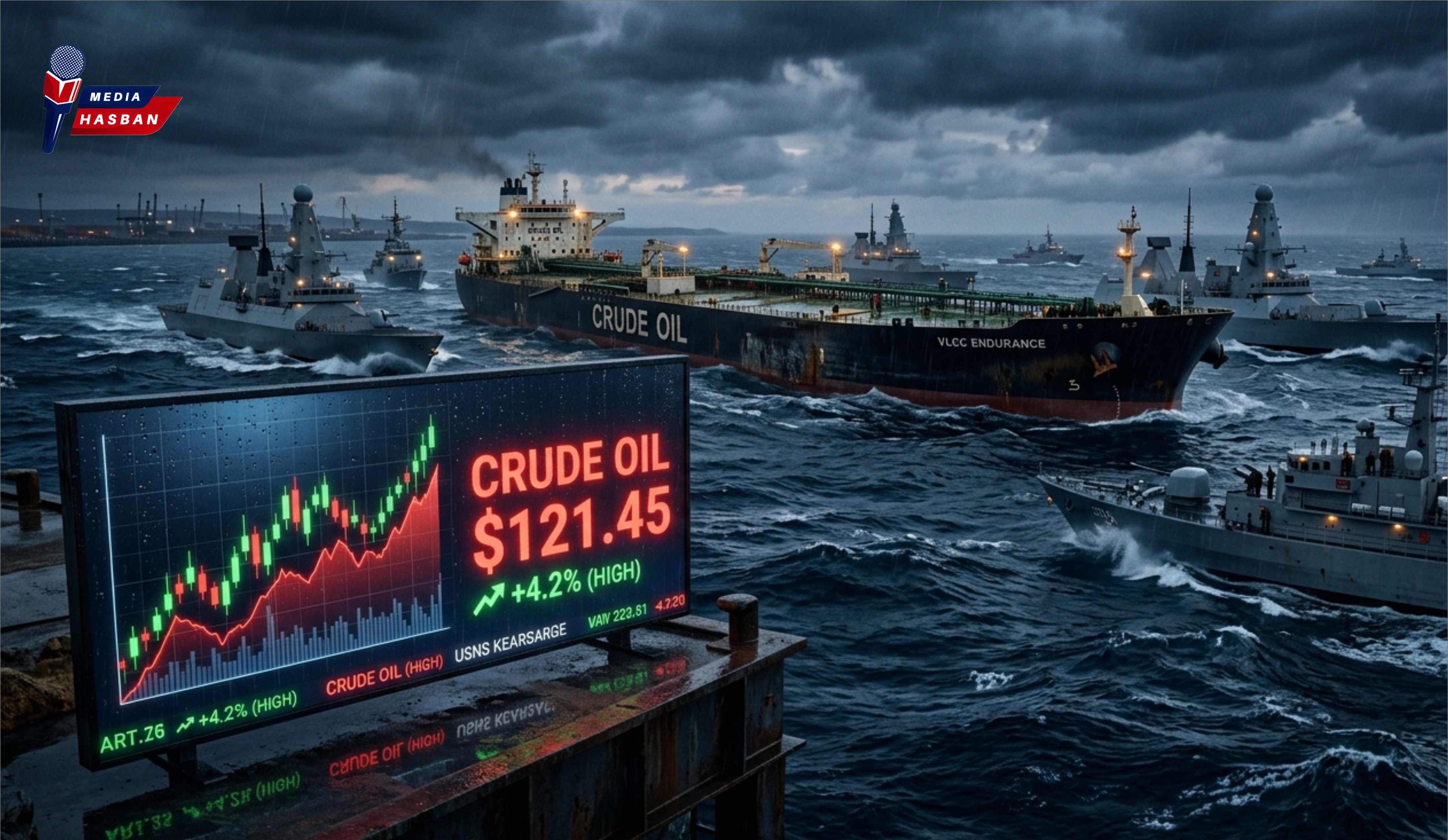 عالمی مارکیٹ میں خام تیل کی قیمتوں میں زبردست اضافہ: امریکی ناکہ بندی نے پٹرولیم بحران سنگین کر دیا