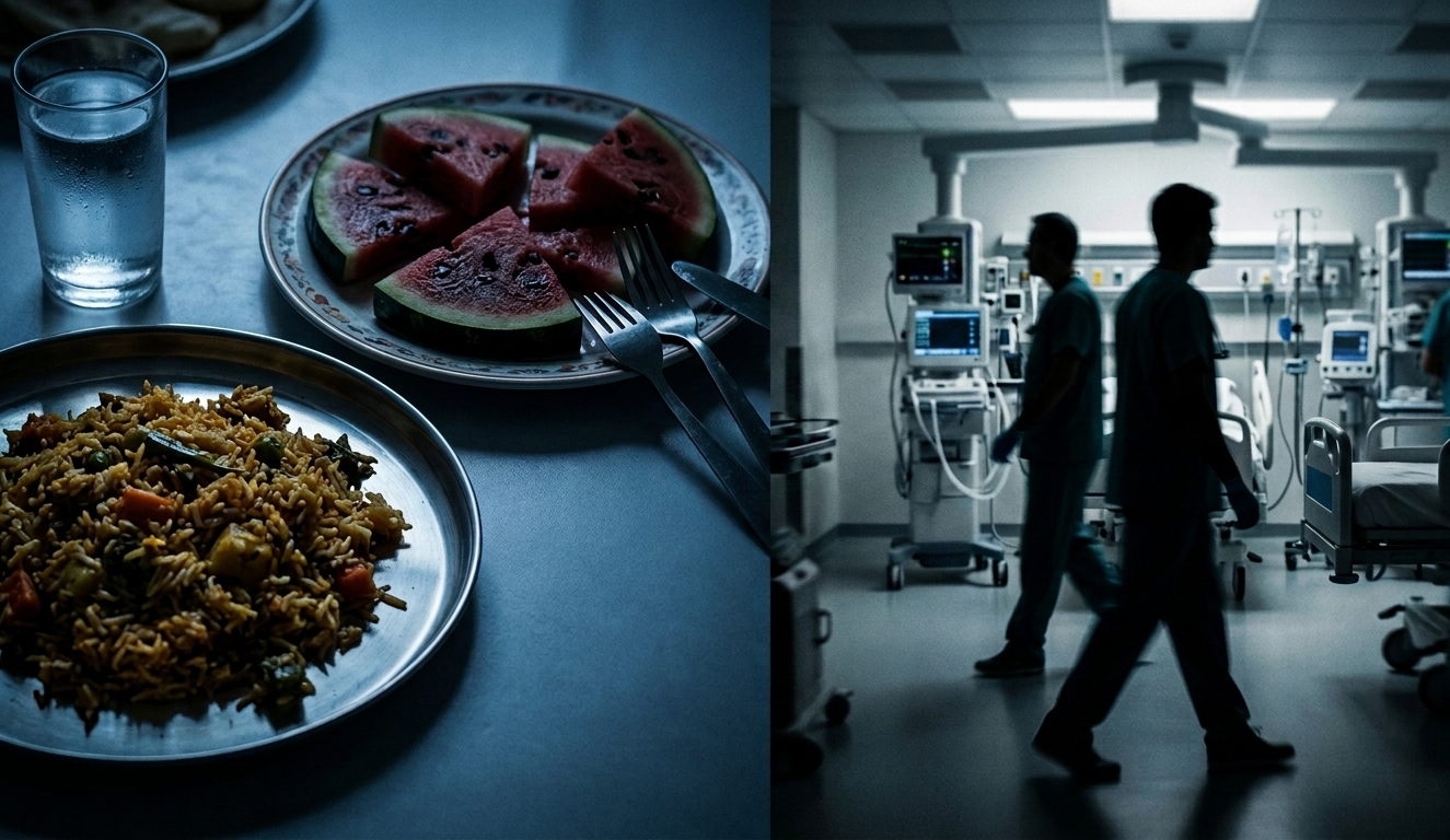 بریانی کے بعد تربوز کھانے سے میاں، بیوی سمیت 2 بچیاں جاں بحق