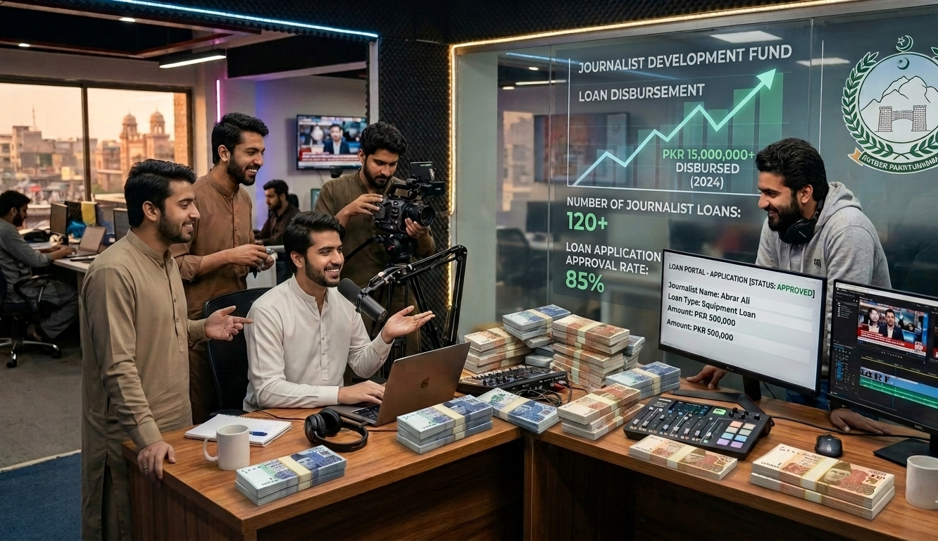 وزیراعلیٰ خیبرپختونخوا محمد سہیل خان آفریدی کا صحافیوں کے لیے بلاسود قرضوں کا اعلان۔