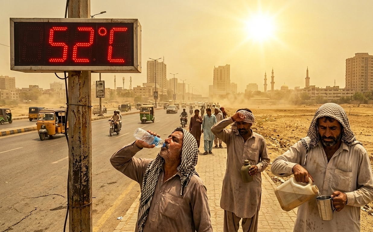 ملک بھر میں شدید ہیٹ ویو کا الرٹ: درجہ حرارت معمول سے 6 ڈگری بڑھنے کا امکان، الرٹ جاری