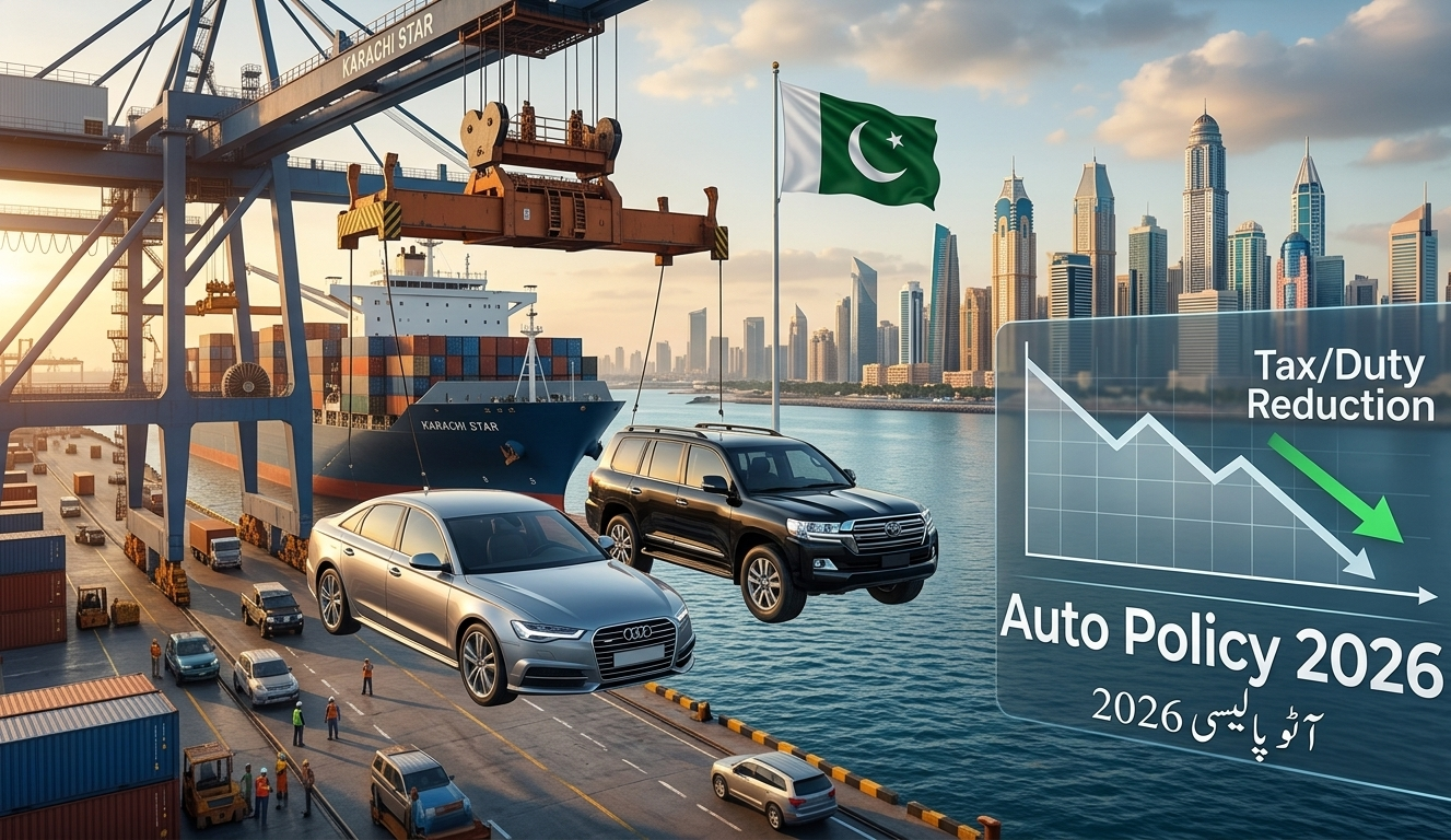 بڑی خوشخبری: وفاقی حکومت کا درآمدی گاڑیوں پر ڈیوٹی ختم کرنے کا فیصلہ
