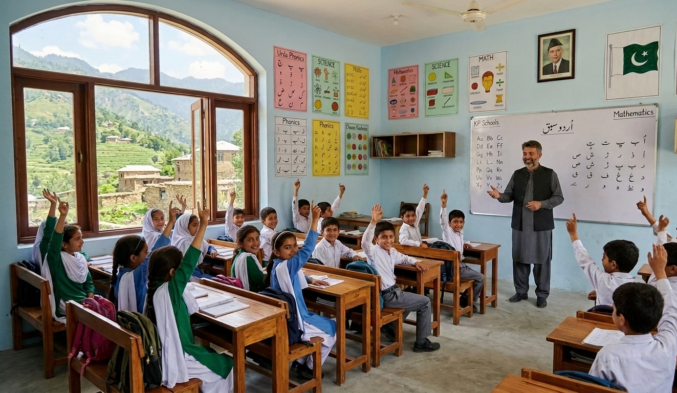 خیبر پختونخوا حکومت کا 2 ہزار سرکاری پرائمری اسکولوں کو آؤٹ سورس کرنے کا فیصلہ۔