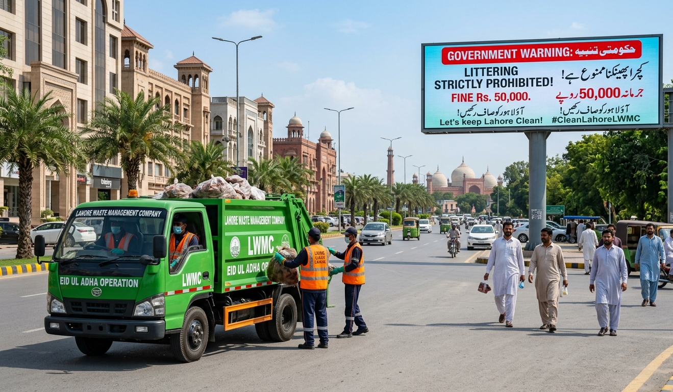 پنجاب حکومت کا بڑا فیصلہ: عید الاضحیٰ پر آلائشیں سڑکوں پر پھینکنے والوں کو 50 ہزار روپے جرمانہ؛ قانونی کارروائی کا انتباہ۔