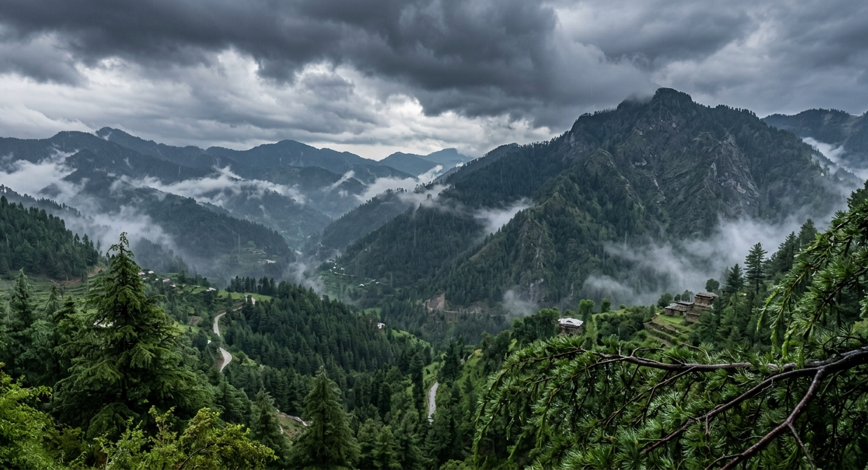 ملک کے مختلف حصوں میں تیز ہواؤں اور گرج چمک کے ساتھ بارش کا امکان