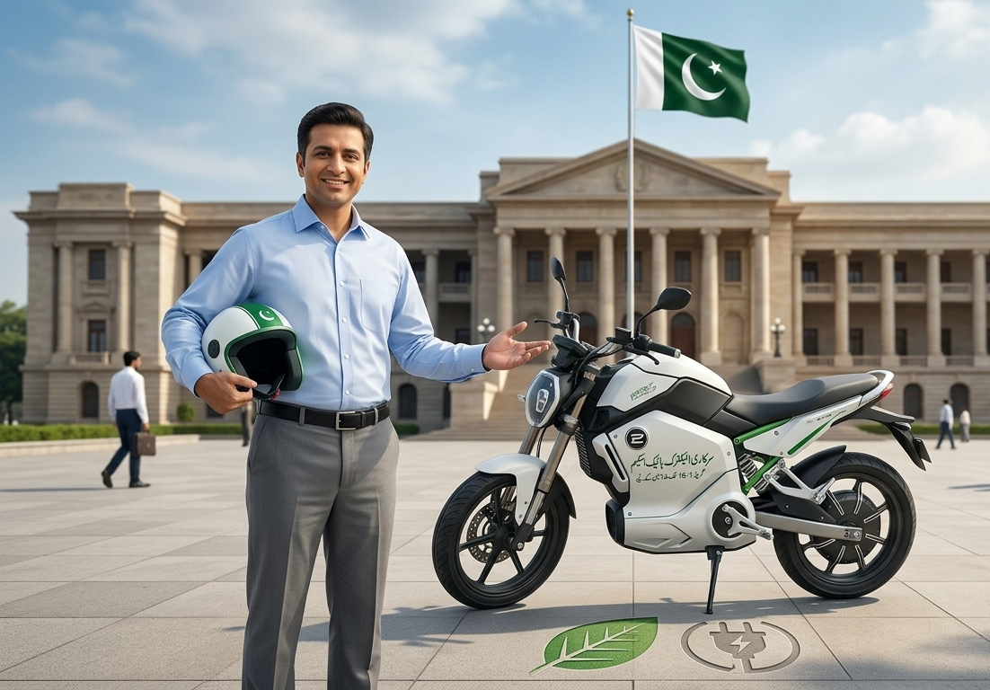 وفاقی حکومت کا گریڈ 1 سے 16 تک کے سرکاری ملازمین کو الیکٹرک بائیکس دینے کا اعلان۔