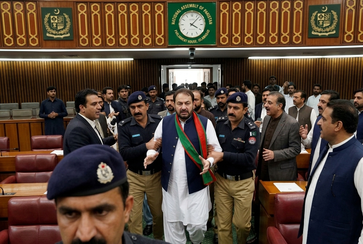 پارلیمانی نظم و ضبط کی خلاف ورزی: پی ٹی آئی کے رکنِ اسمبلی اقبال آفریدی پورے بجٹ سیشن کے لیے معطل