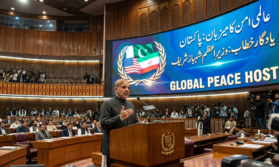 جنیوا میں امریکہ اور ایران کے درمیان امن معاہدے کی تقریب کی میزبانی پاکستان کرے گا، وزیراعظم کا اعلان۔