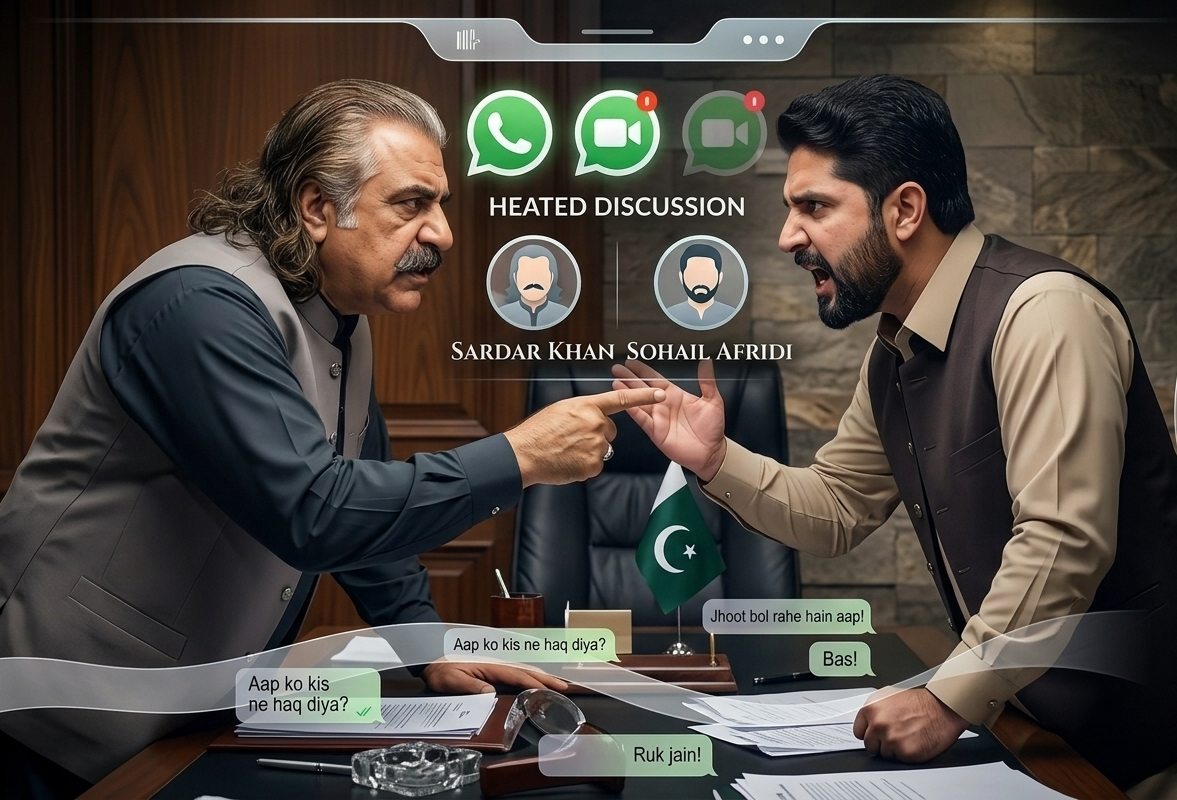 خیبر پختونخوا کی پی ٹی آئی قیادت میں شدید پھوٹ، واٹس ایپ گروپ میں وزیراعلیٰ اور علی امین گنڈاپور الجھ پڑے