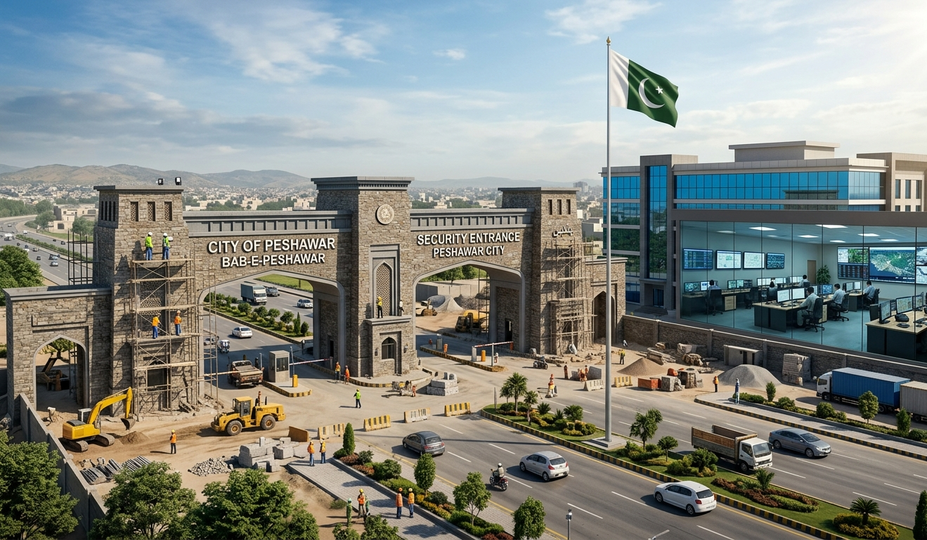 کے پی کو بہترین صوبہ بنائیں گے!  سہیل آفریدی کا شہر کے 6 اہم مقامات پر مستقل گیٹس نصب کرنے کا اعلان۔