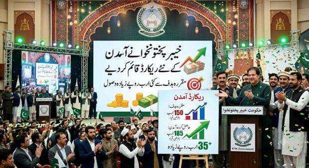 خیبرپختونخوا نے آمدن کے نئے ریکارڈ قائم کر دیے، مقررہ ہدف سے کئی ارب روپے زیادہ وصول
