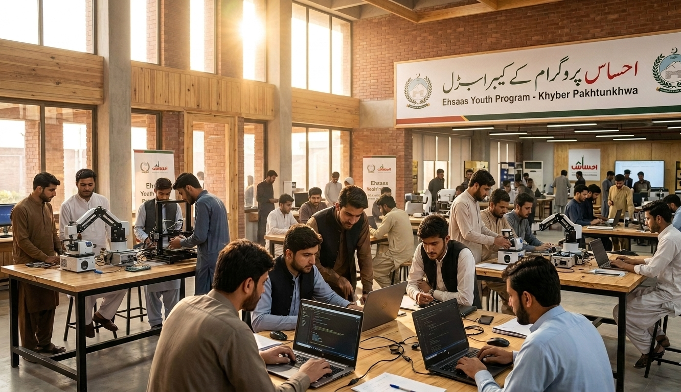 ضم شدہ اضلاع کے نوجوانوں کے لیے 2 ارب روپے کا 'احساس نوجوان پروگرام' منظور۔