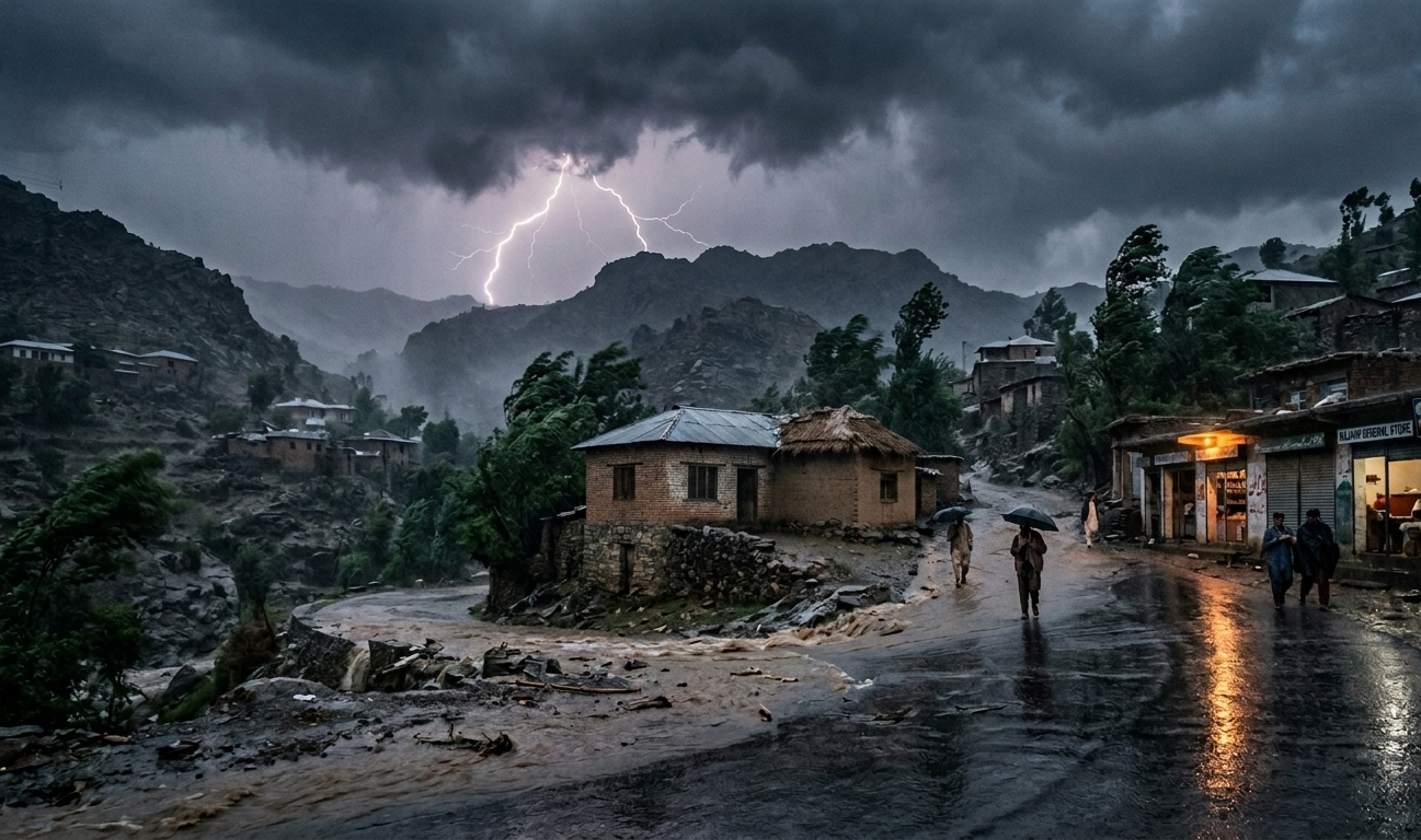 خیبر: تحصیل لنڈیکوتل میں افسوسناک واقعہ، گھر پر آسمانی بجلی گرنے سے 2 بچے جاں بحق، 3 شدید زخمی