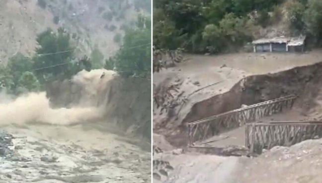 چترال میں سیلاب کی تباہی، شاہراہ بند دیر، چترال کا زمینی رابطہ منقطع، مسافر راستوں میں پھنس گئے