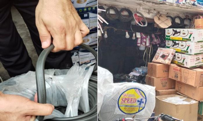 تخت بھائی میں بڑی کارروائی، سرکاری اداروں سے منسوب کیبلز نجی سٹور سے  برآمد، تحقیقات کا آغاز،
