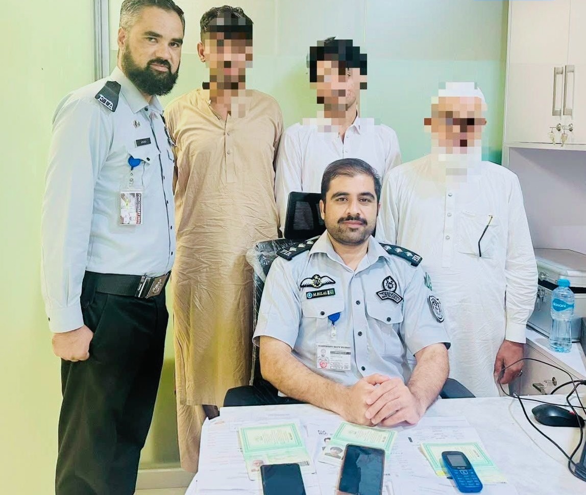 ایف آئی اے امیگریشن پشاور کی بڑی کارروائیاں