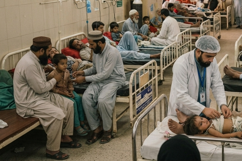 خیبرپختونخوا کے ضلع دیر بالا میں ہیضے کی وباء بے قابو، اب تک 3 ہزار سے زائد افراد متاثر