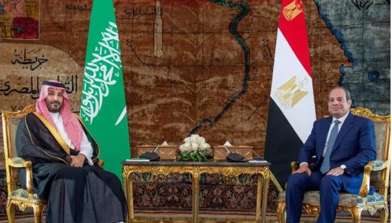 سعودی ولی عہد محمد بن سلمان  کا مصری  صدر عبدالفتاح السیسی سے  اہم ملاقات، بحیرہ احمر کی سلامتی پر بڑا عزم