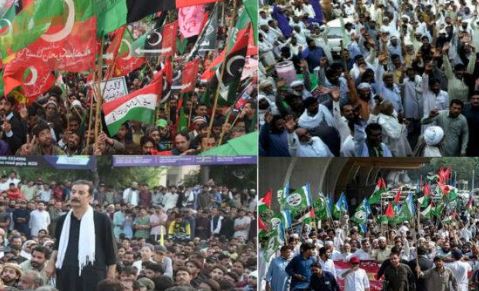 خیبرپختونخوا میں 4 لانگ مارچز کا اعلان، اشیائے ضروریہ کی سپلائی متاثر ہونے کا خدشہ، تاجروں نے ذخیرہ بڑھا دیا
